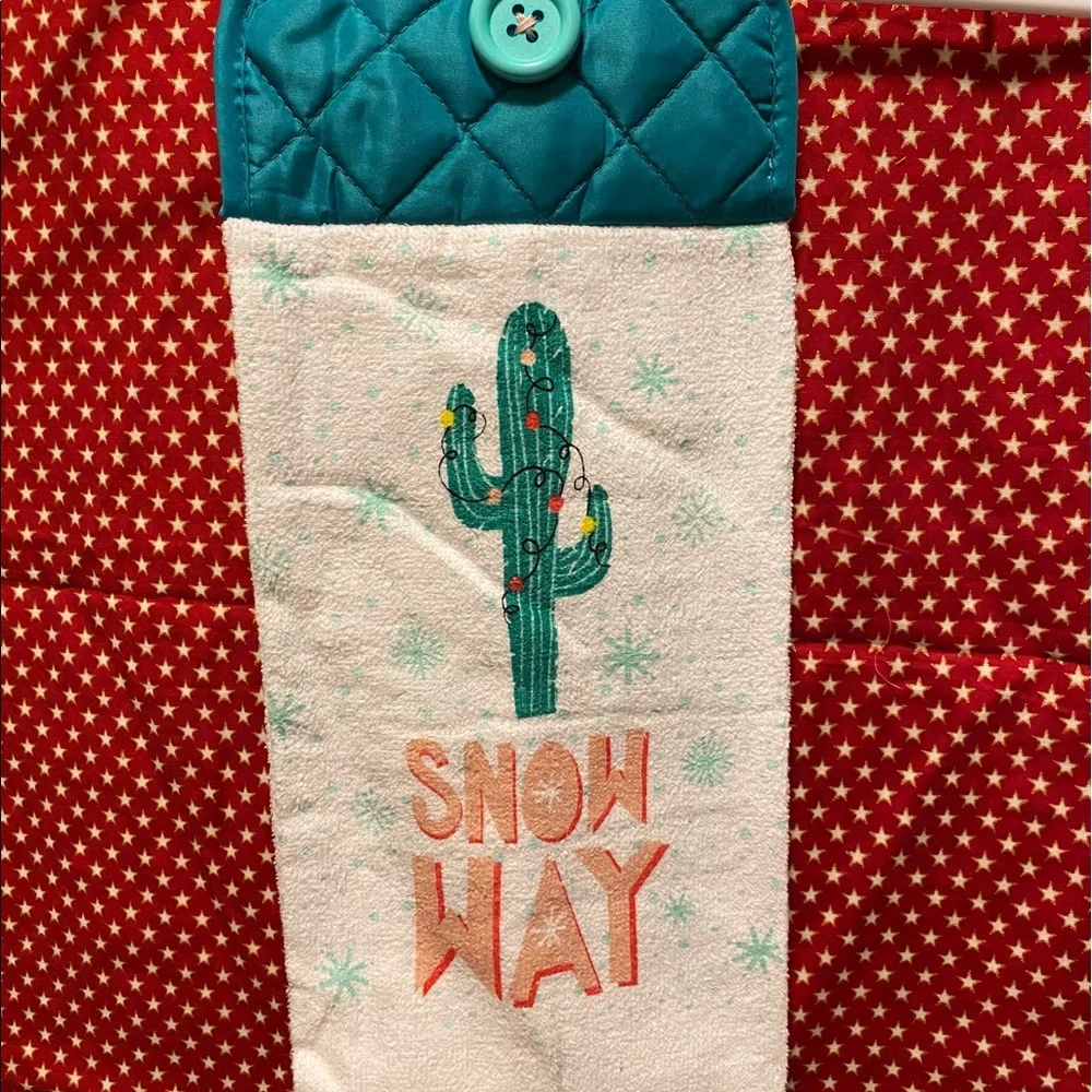 Handmade Christmas hanging towels